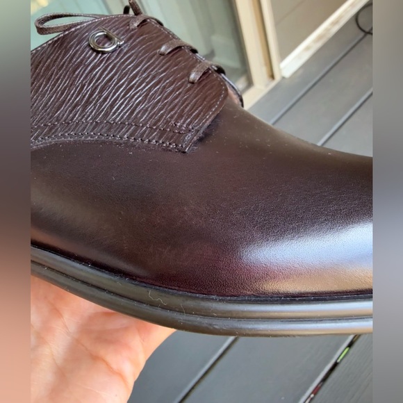 $750 FERRAGAMO Men’s Spencer Lace-Up Leather Loafers Shoes - Picture 10 of 11